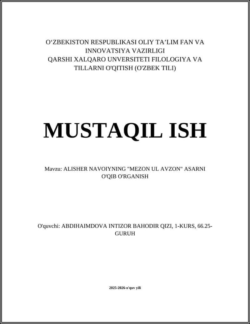 MEZON UL AVZON