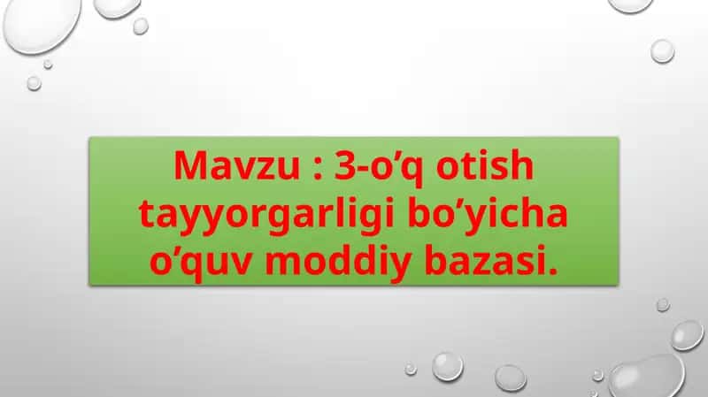 3-o’qotishtayyorgarligibo’yichao’quvmoddiybazasi