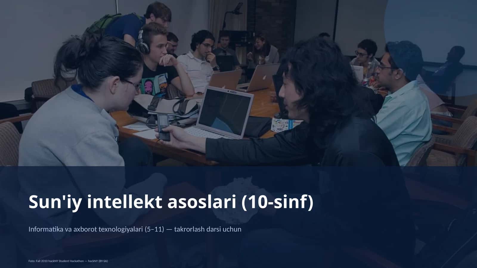 Sun'iy intellekt asoslari (10-sinf)