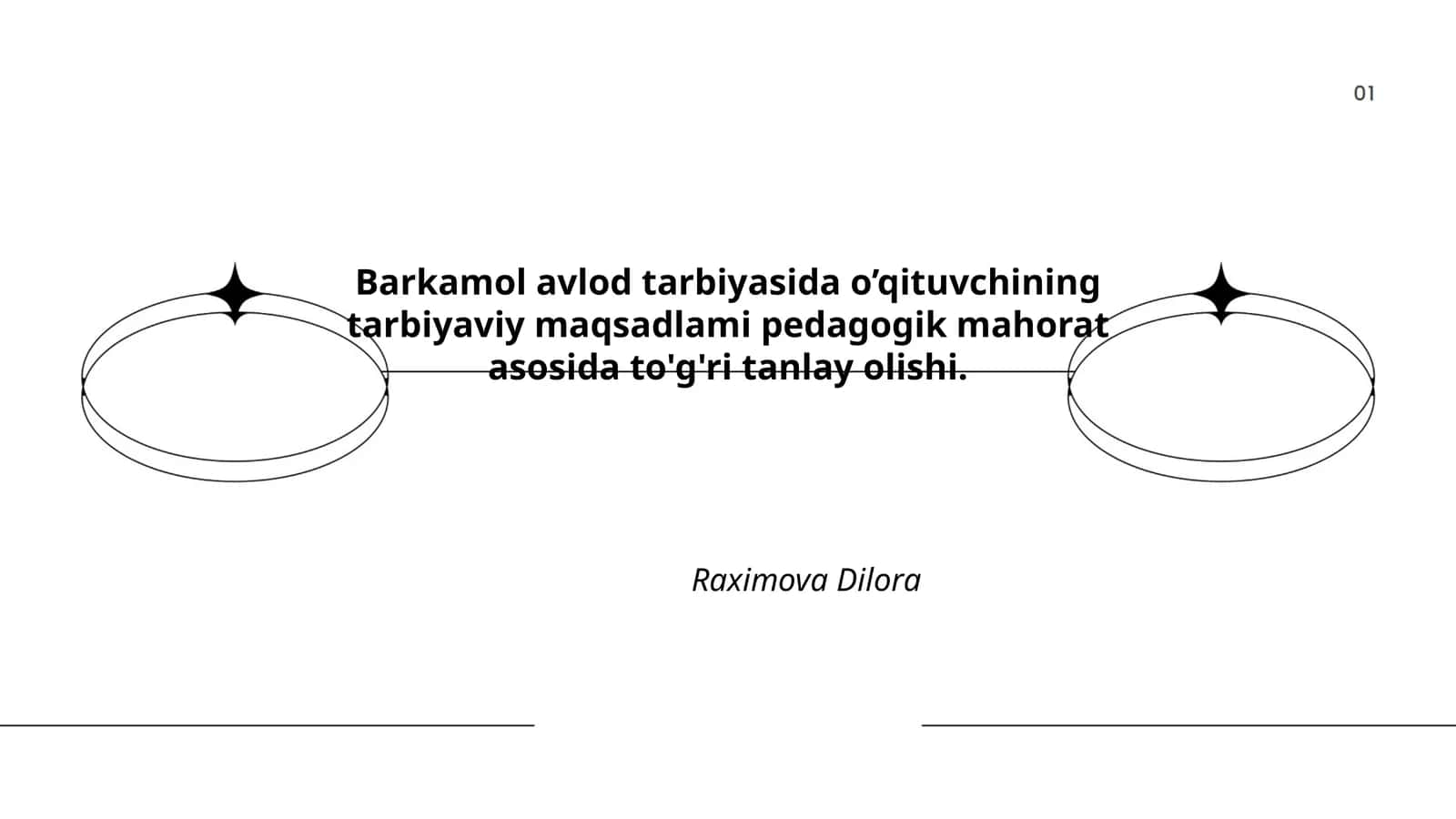 Barkamol avlod tarbiyasi