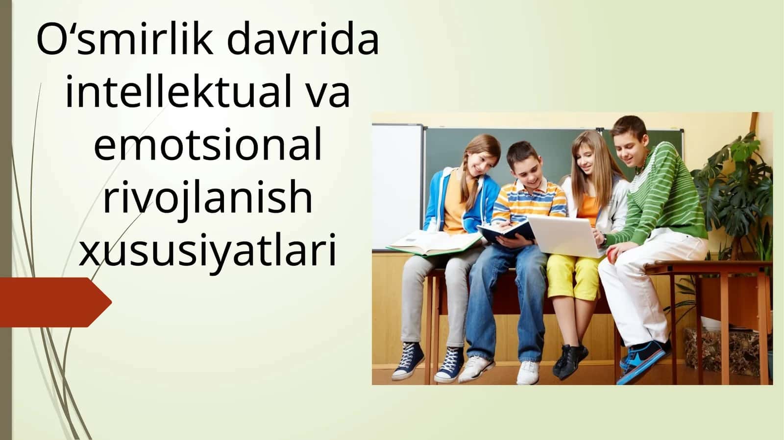 O‘smirlik davrida intellektual va emotsional rivojlanish xususiyatlari