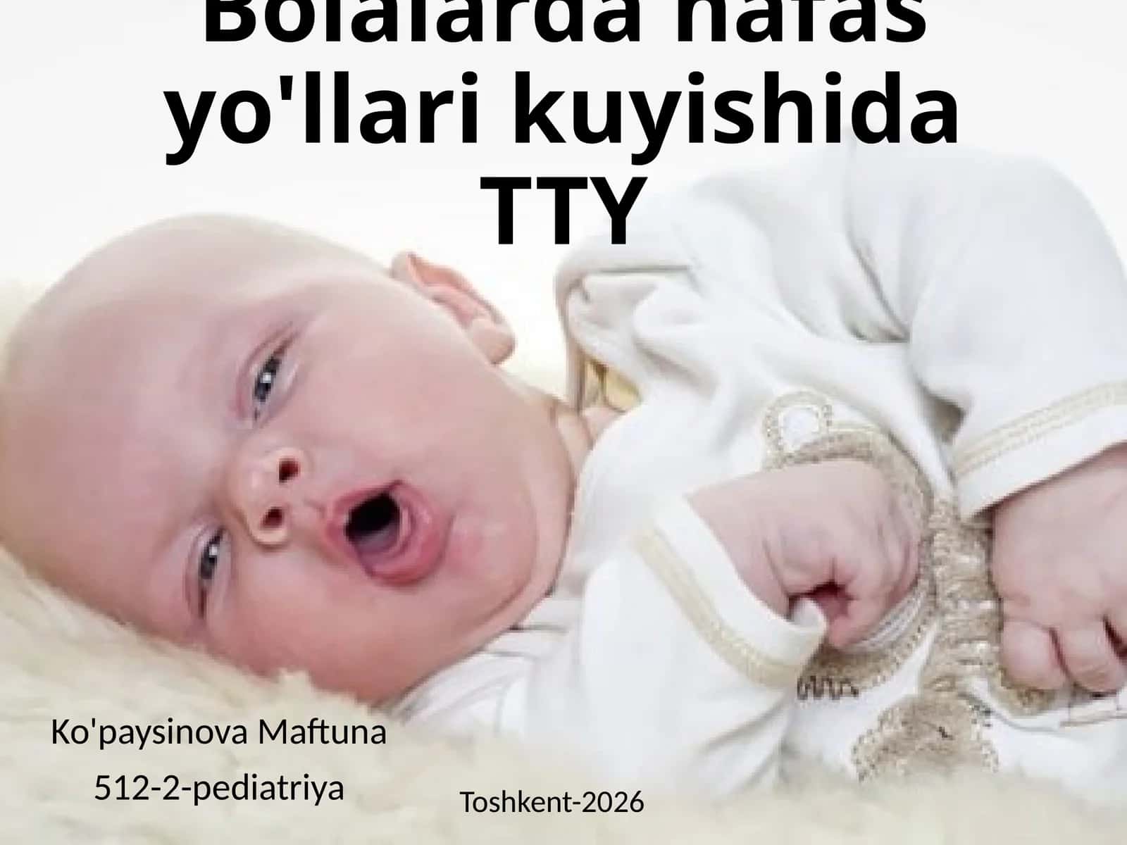 Bolalarda nafas yo‘llari kuyishi