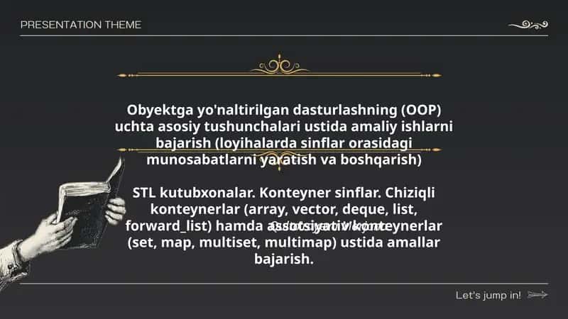 Obyektga yo'naltirilgan dasturlash