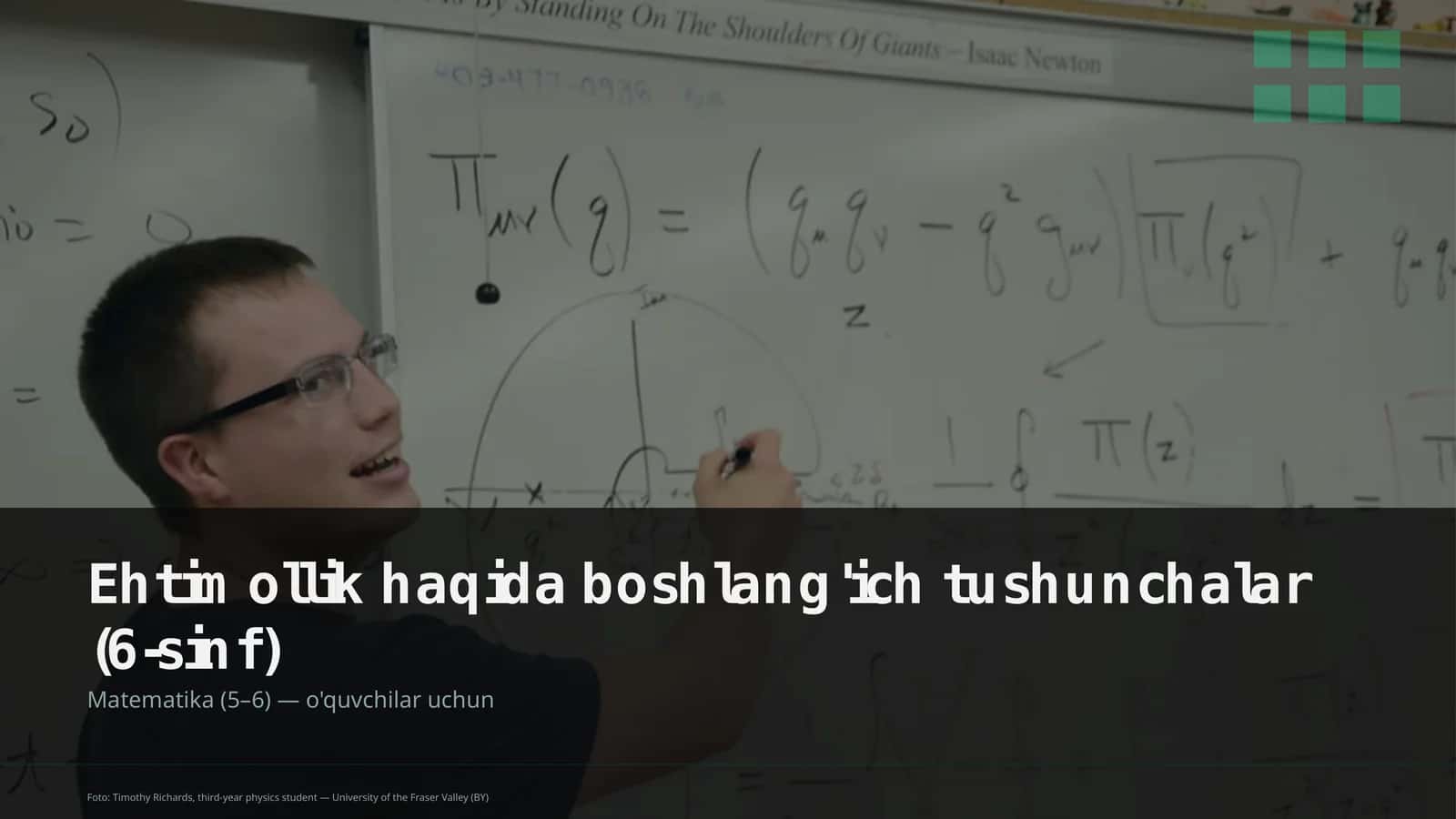 Ehtimollik haqida boshlang'ich tushunchalar (6-sinf)