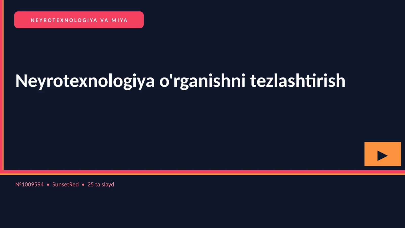 NEYROTEXNOLOGIYA VA MIYA