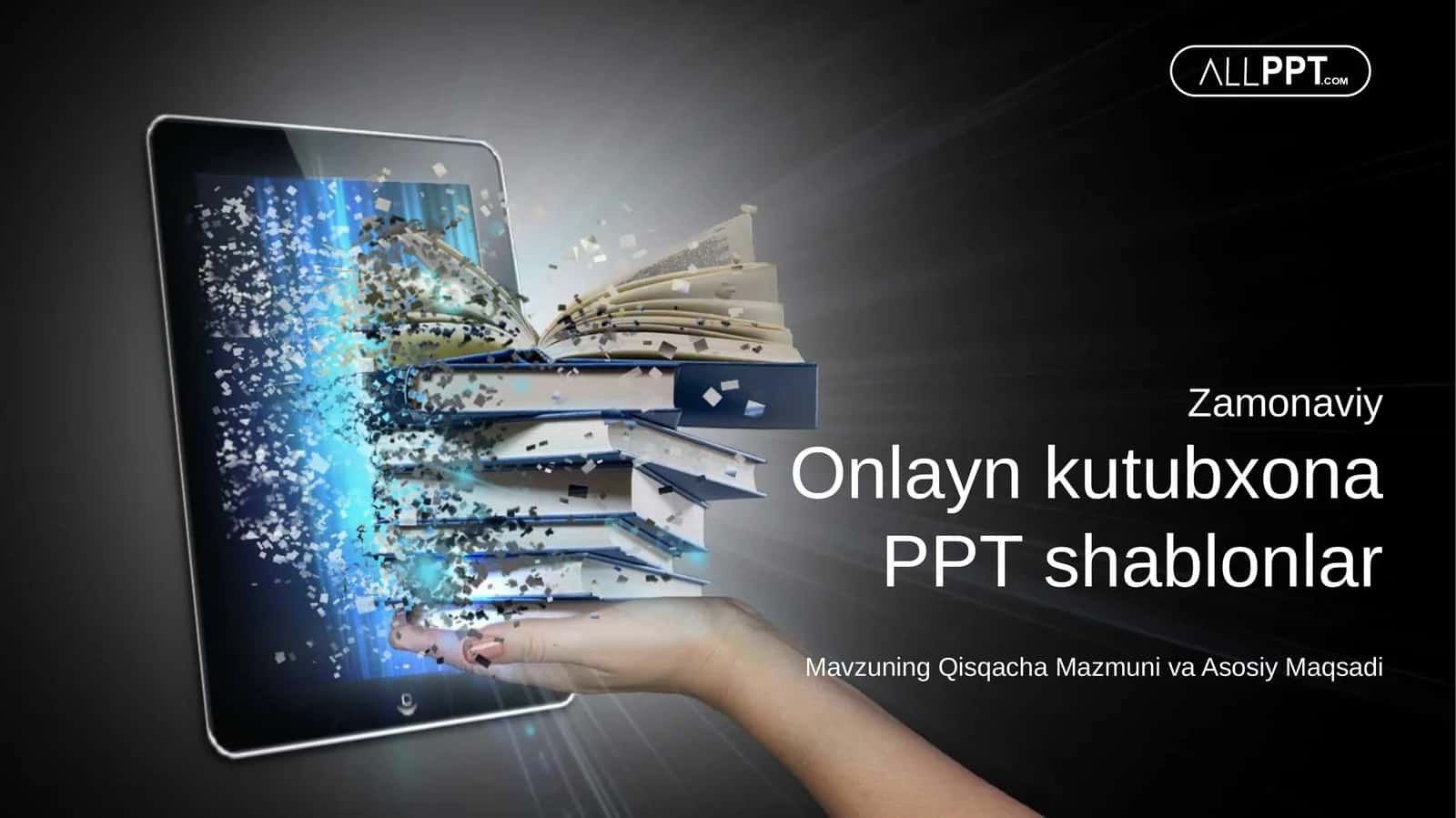 Onlayn Kutubxona va Raqamli Resurslar Taqdimoti (43 Slayd)