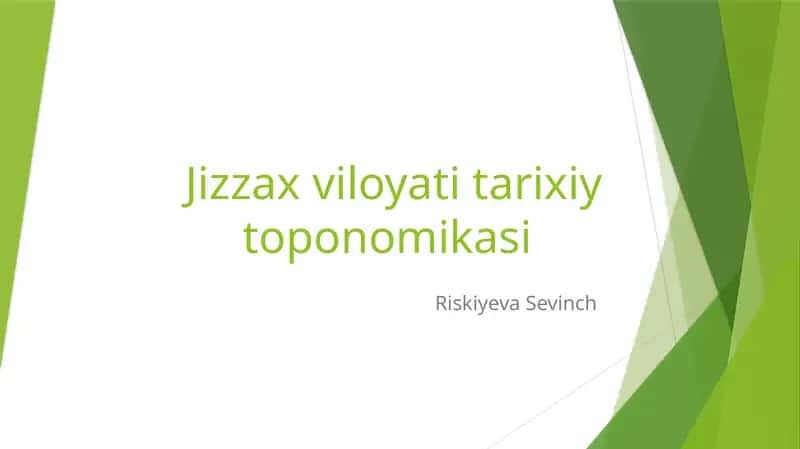 O'zbekiston toponomikasi