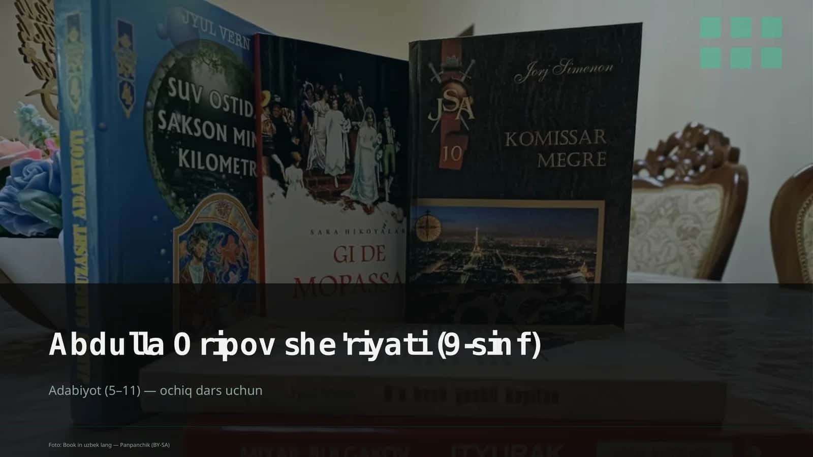 Abdulla Oripov she'riyati (9-sinf)
