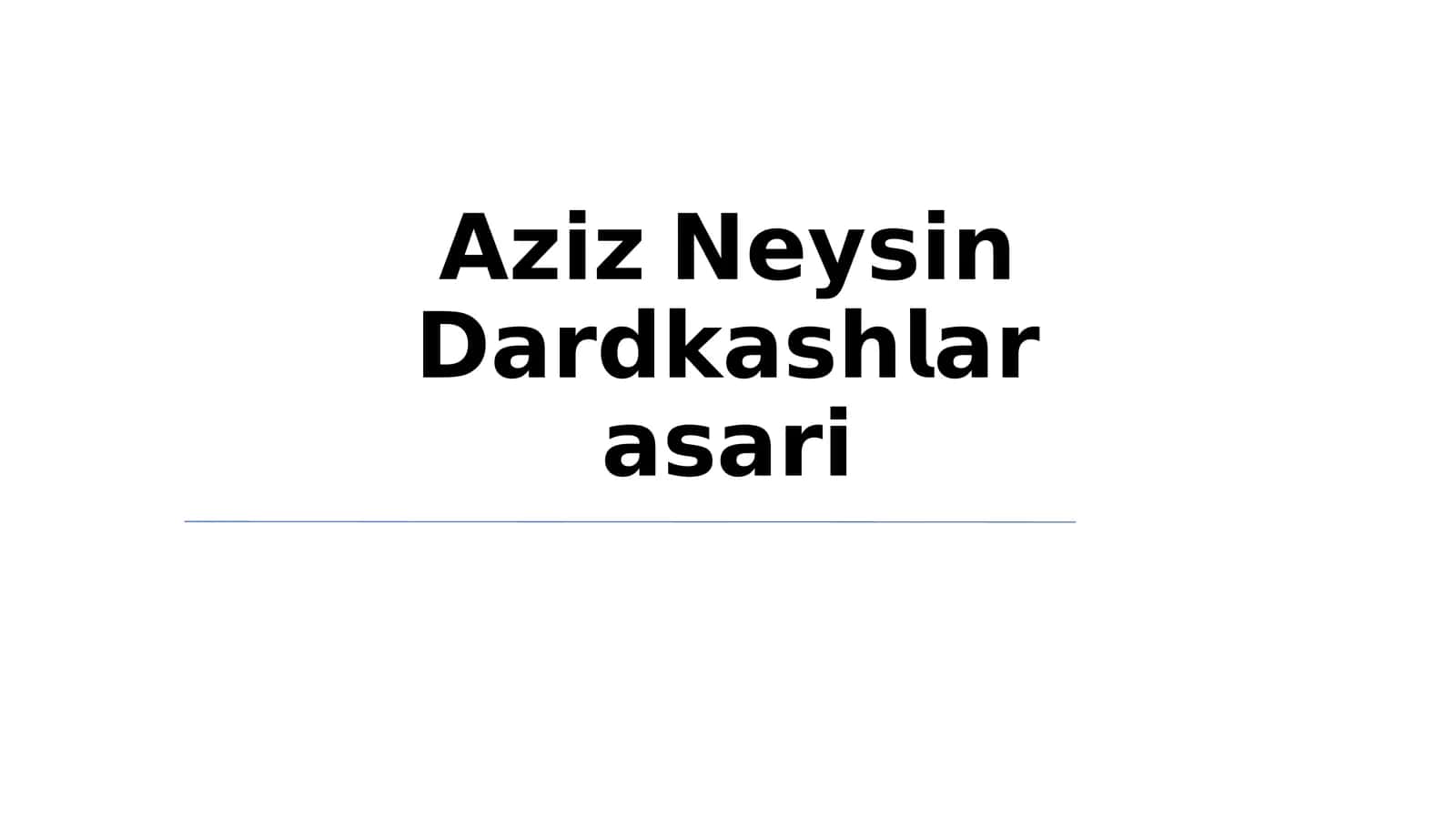 Aziz Nesin Dunyosi