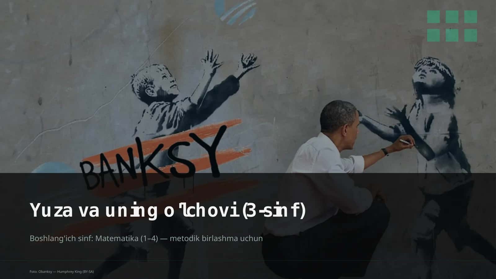 Yuza va uning o'lchovi (3-sinf)