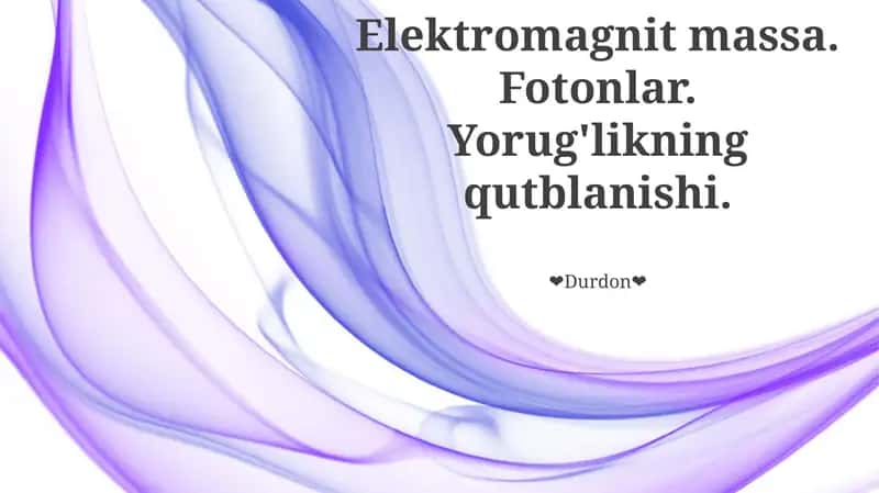 Elektromagnit massa