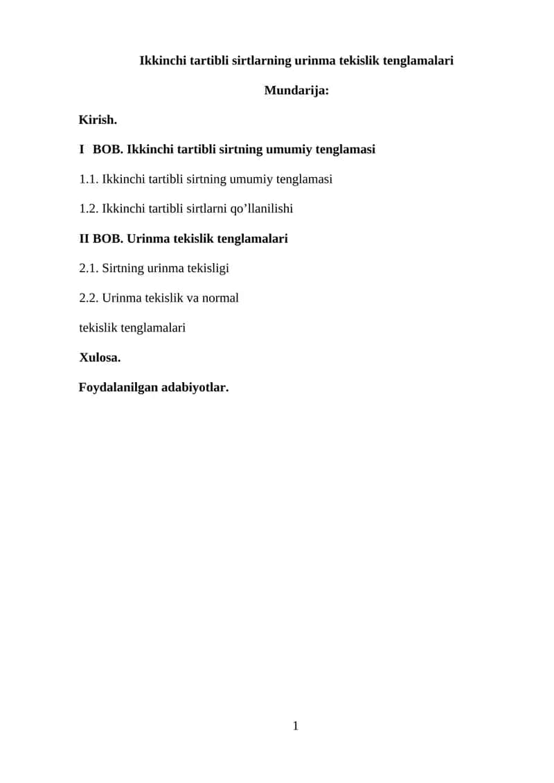 Kurs ishlari/Matematika