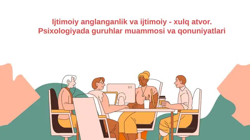 Ijtimoiy anglanganlik va ijtimoiy - xulq atvor. Psixologiyada guruhlar muammosi va qonuniyatlari