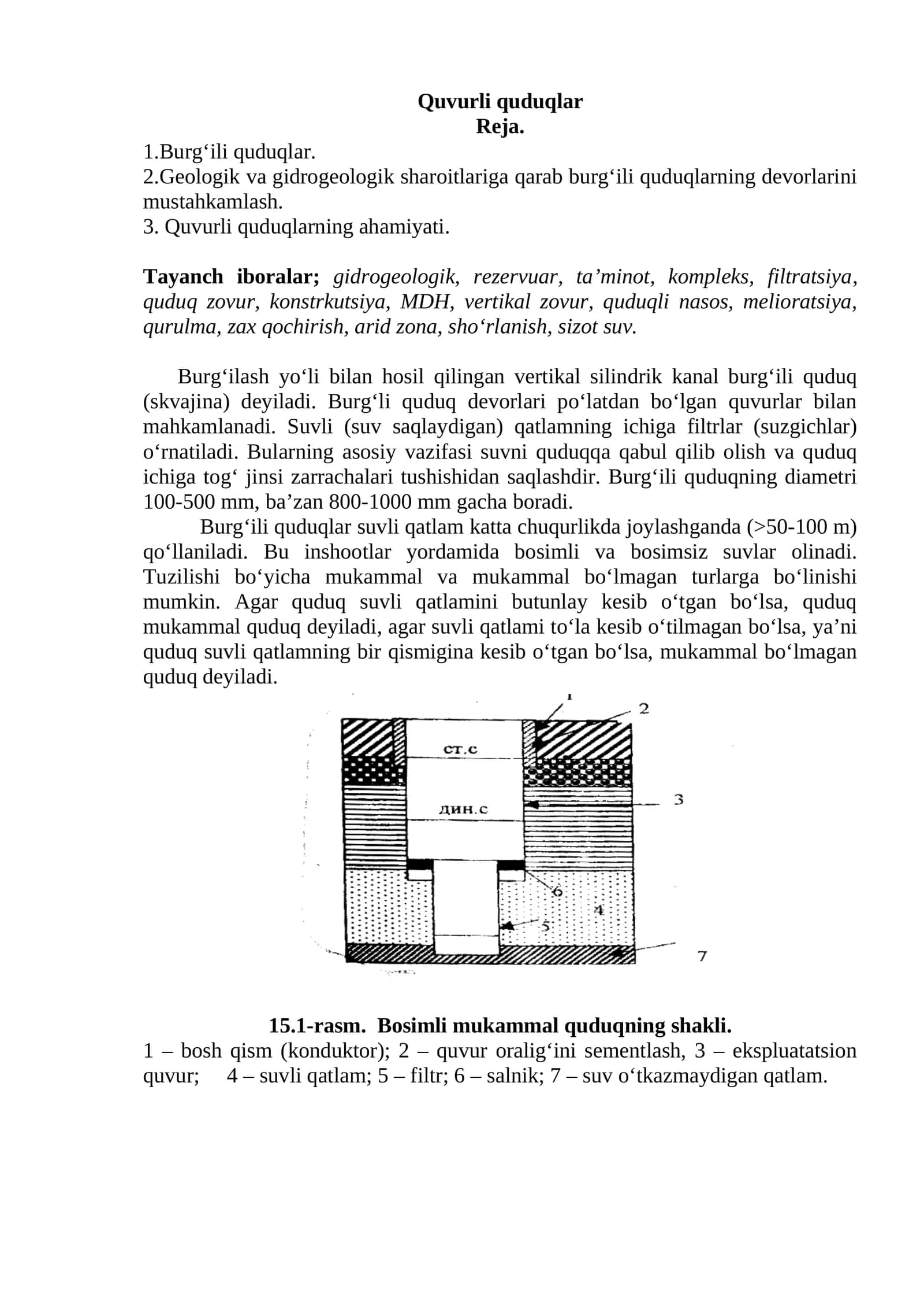 Quvurli quduqlar