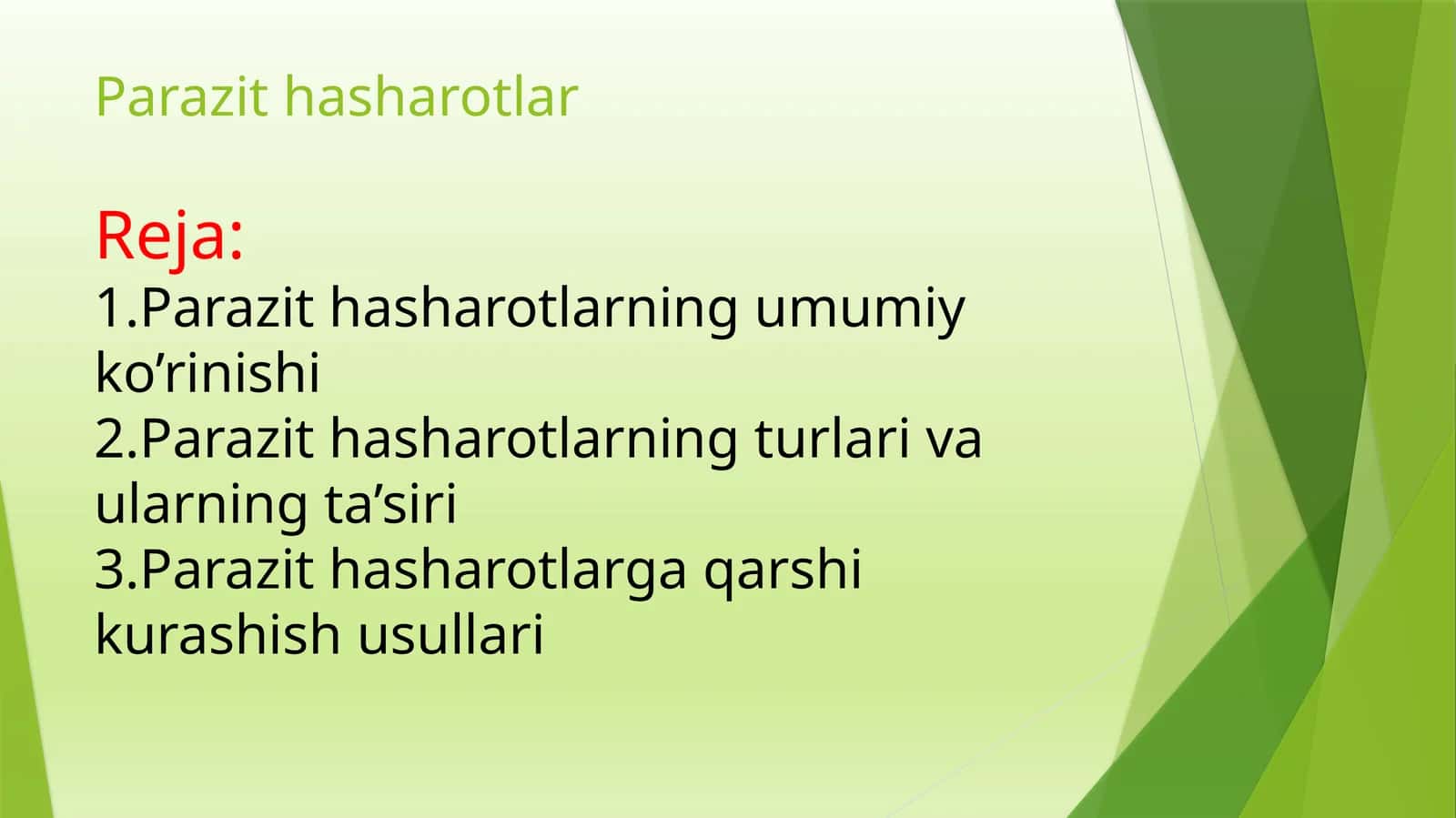 Parazit hasharotlar