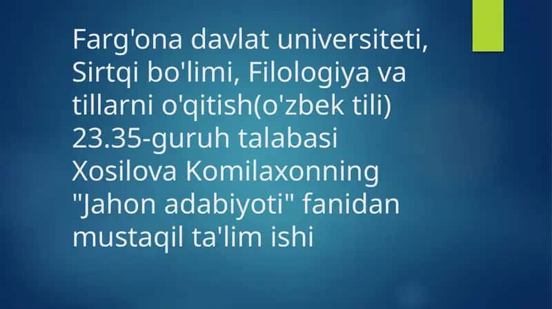 Frans Kafkaning "Evrilish" Hikoyasi