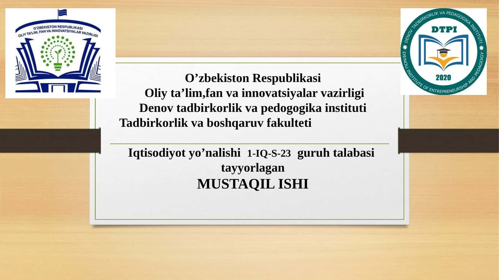 Ekonometrika tarixi taqdimot