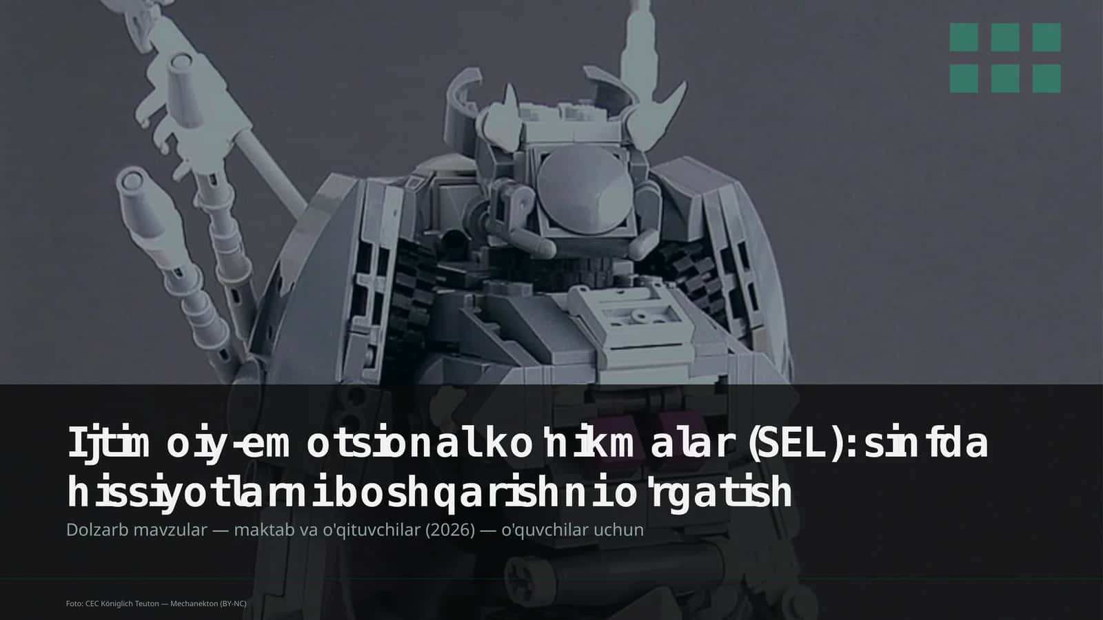 Ijtimoiy-emotsional ko'nikmalar (SEL): sinfda hissiyotlarni boshqarishni o'rgatish