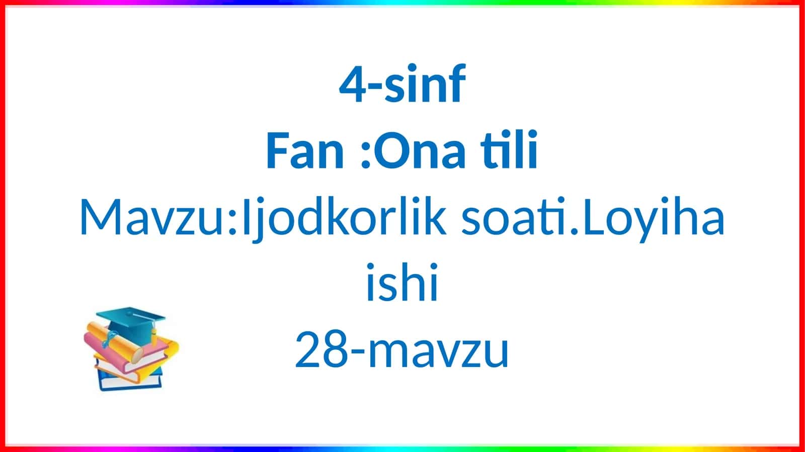 Ijodkorlik soati