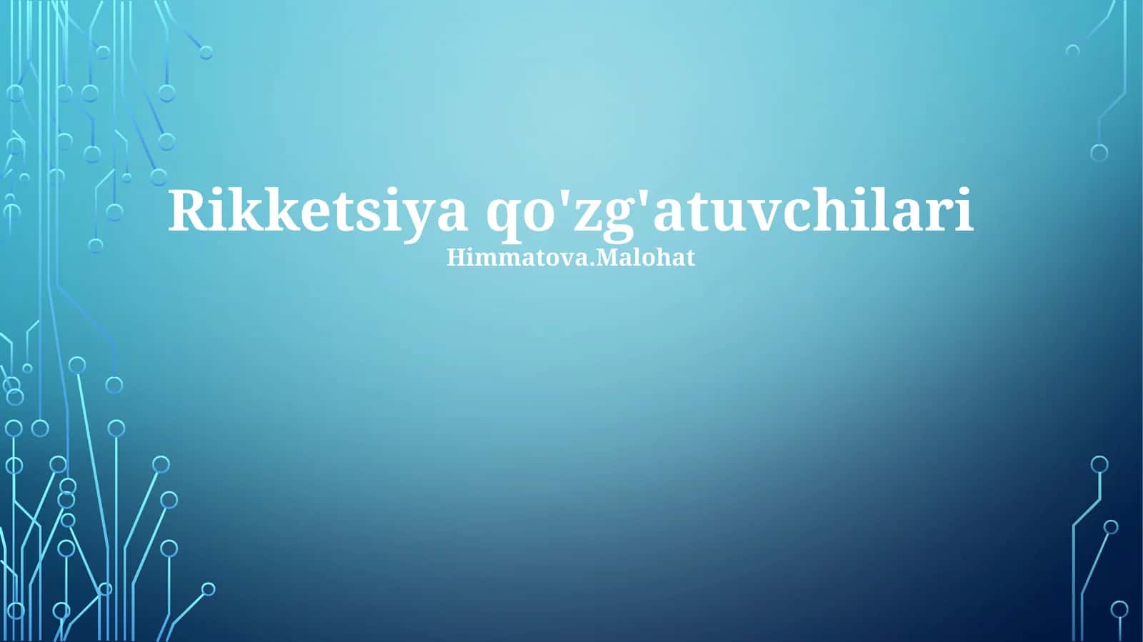 Rikketsiya qo'zg'atuvchilari