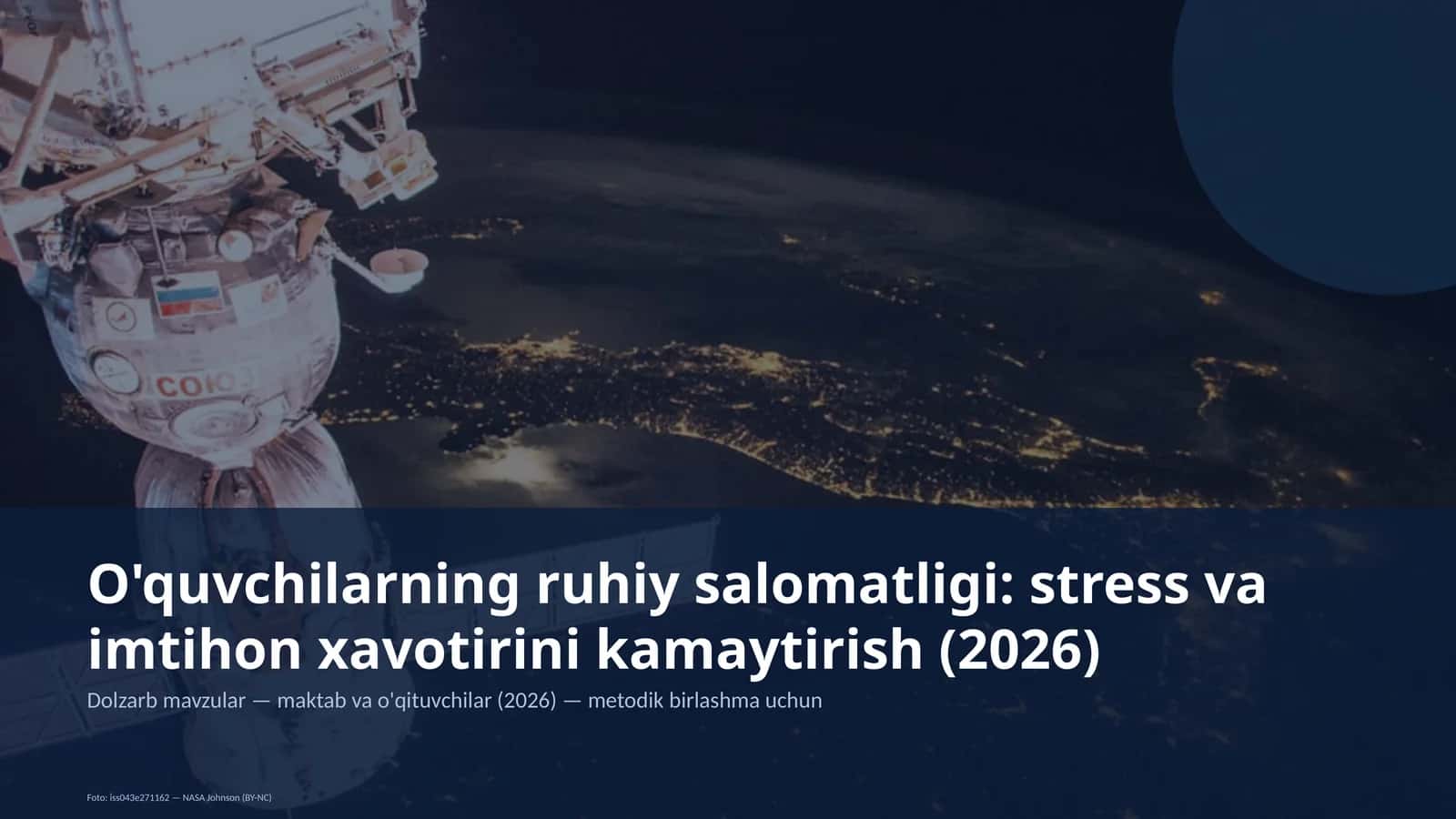 Dolzarb mavzular — maktab va o'qituvchilar