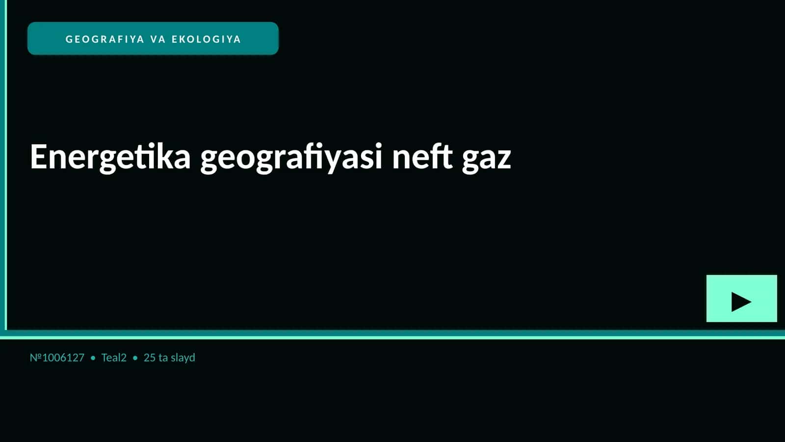 Energetika geografiyasi neft gaz