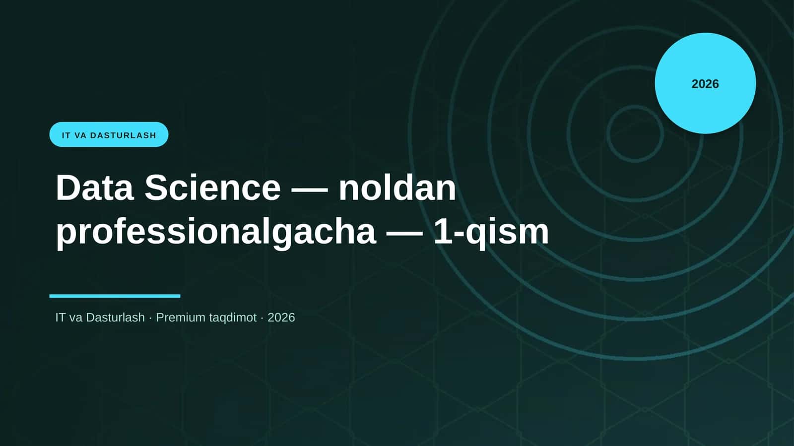 Data Science — noldan professionalgacha — 1-qism