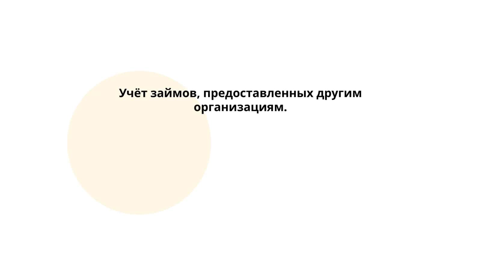 Учёт займов, предоставленных другим организациям