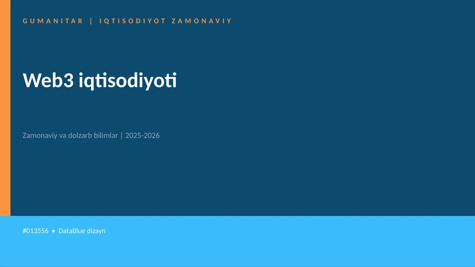 Web3 iqtisodiyoti