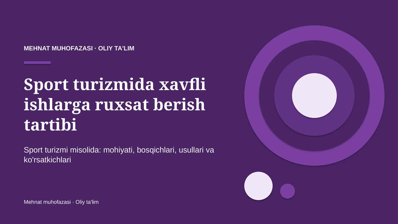 sport turizmida xavfli ishlarga ruxsat berish tartibi 9007