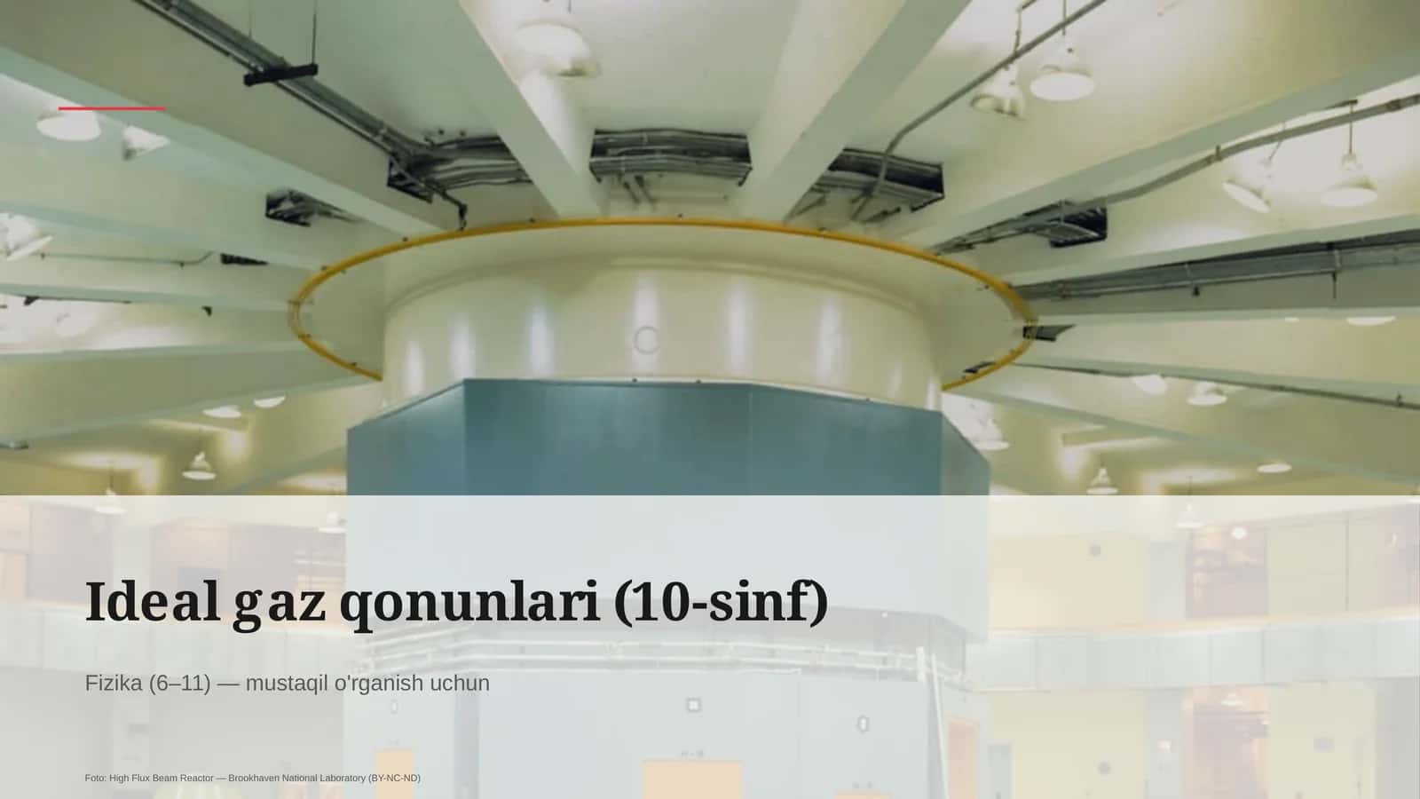 Ideal gaz qonunlari (10-sinf)