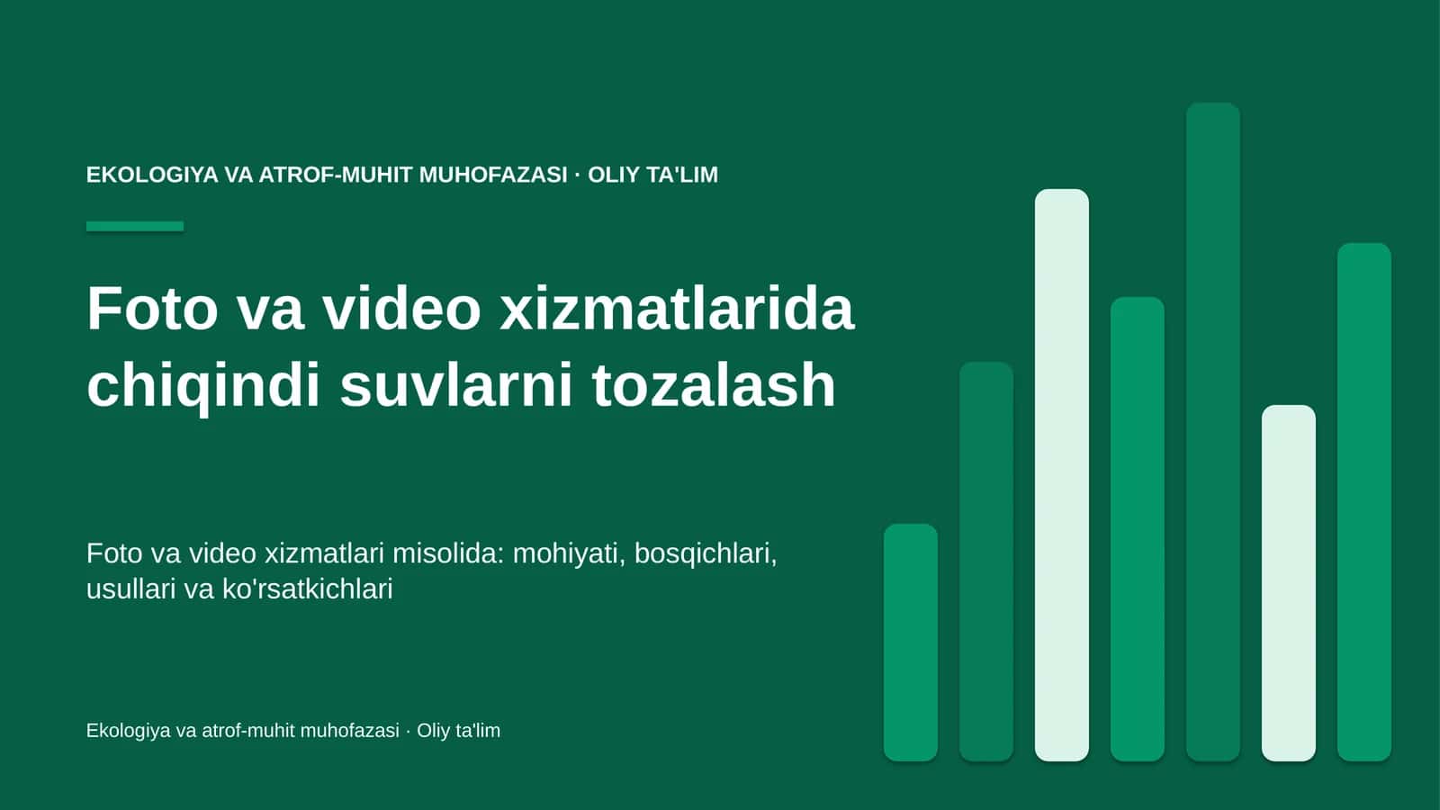 foto va video xizmatlarida chiqindi suvlarni tozalash 2876