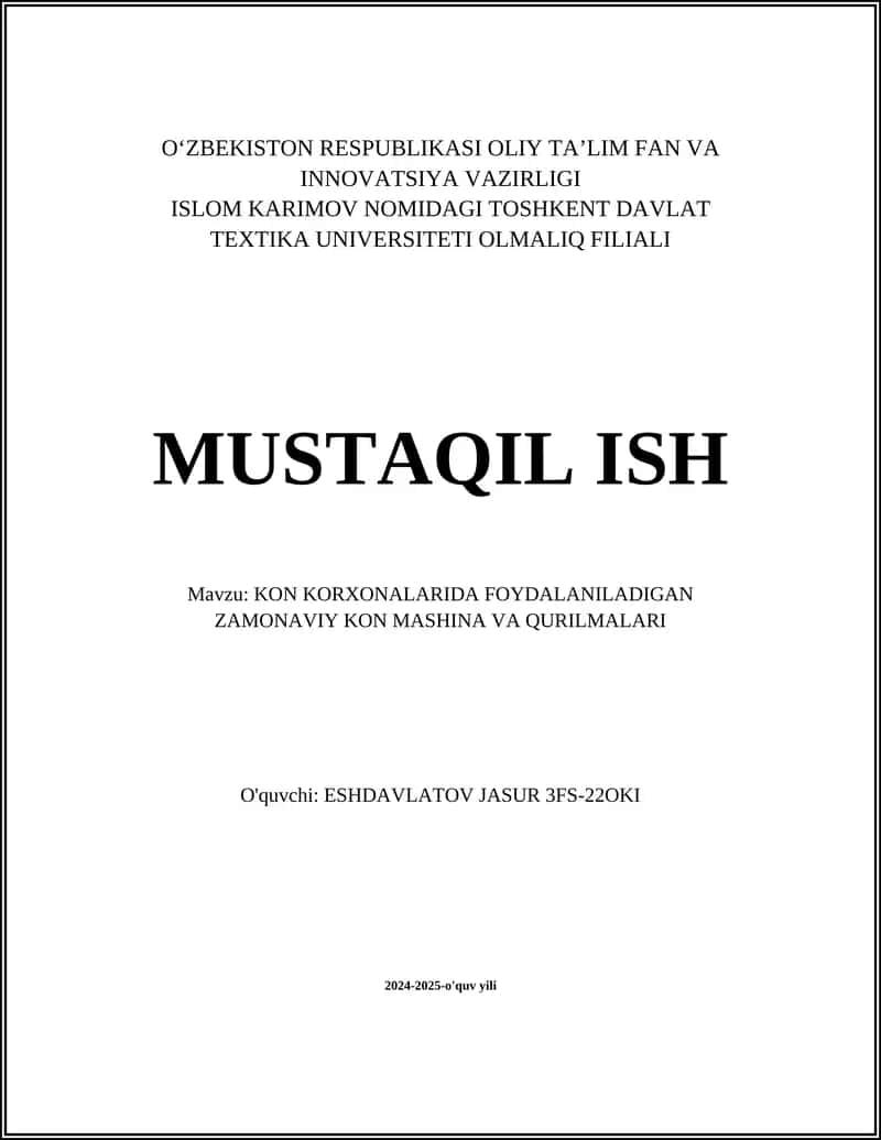 Kon qazish mashinalari