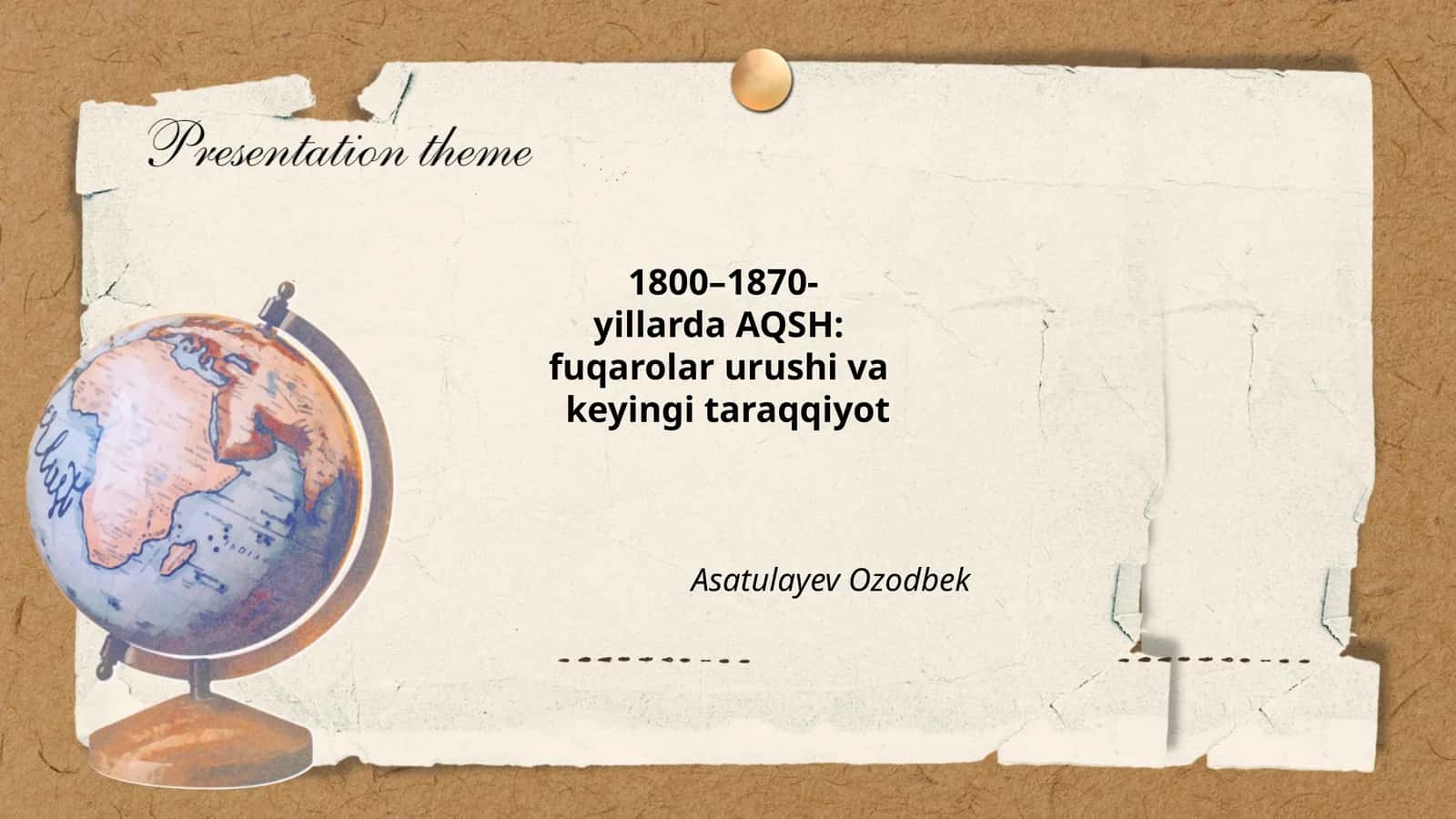 1800–1870-yillarda AQSH: fuqarolar urushi va keyingi taraqqiyot