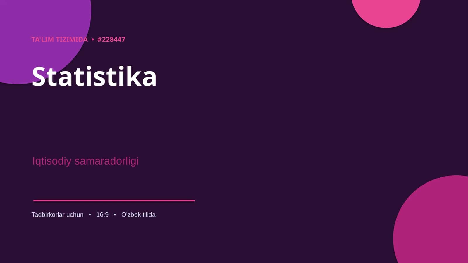 Statistika