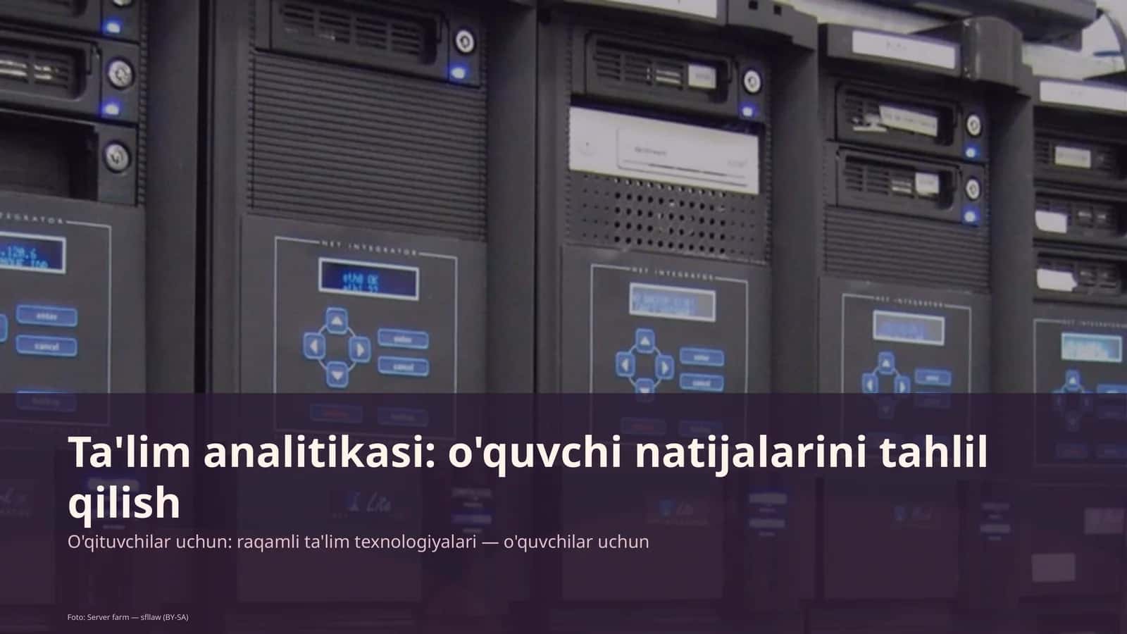 Ta'lim analitikasi: o'quvchi natijalarini tahlil qilish