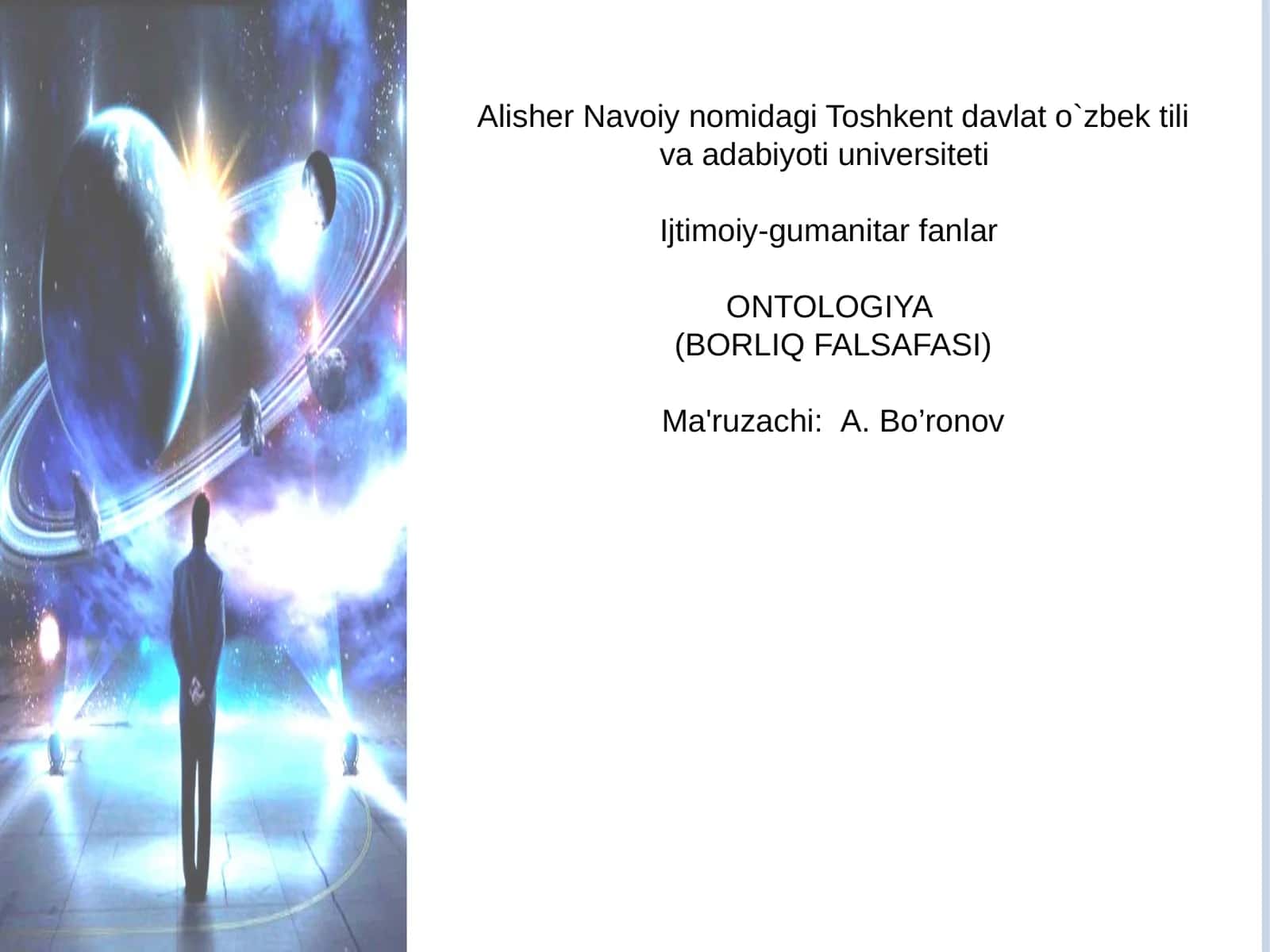 ONTOLOGIYA