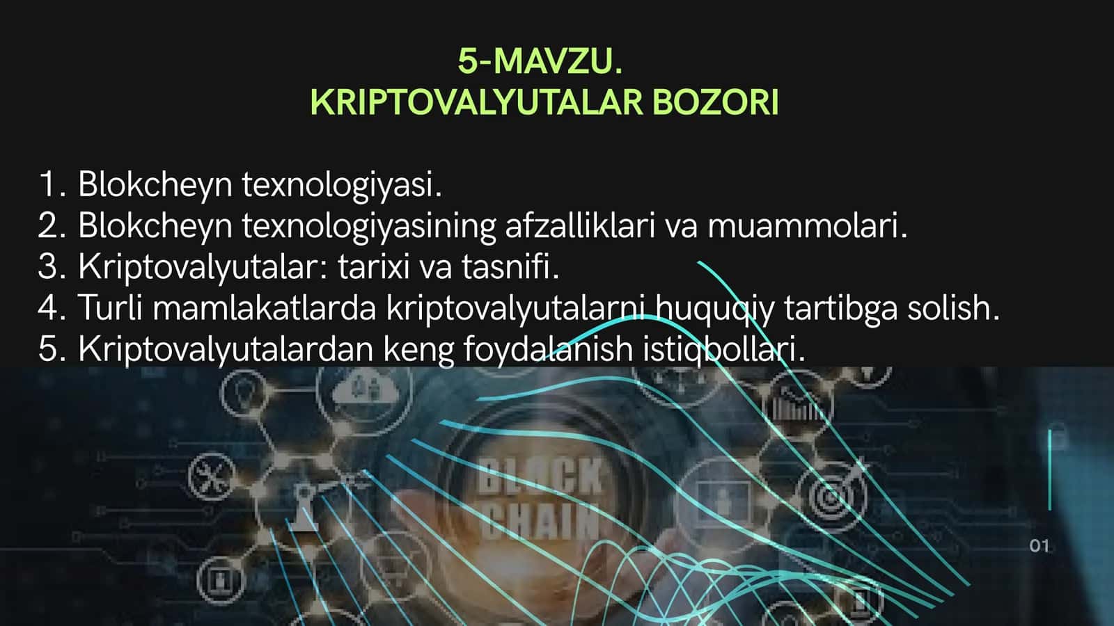 KRIPTOVALYUTALAR BOZORI