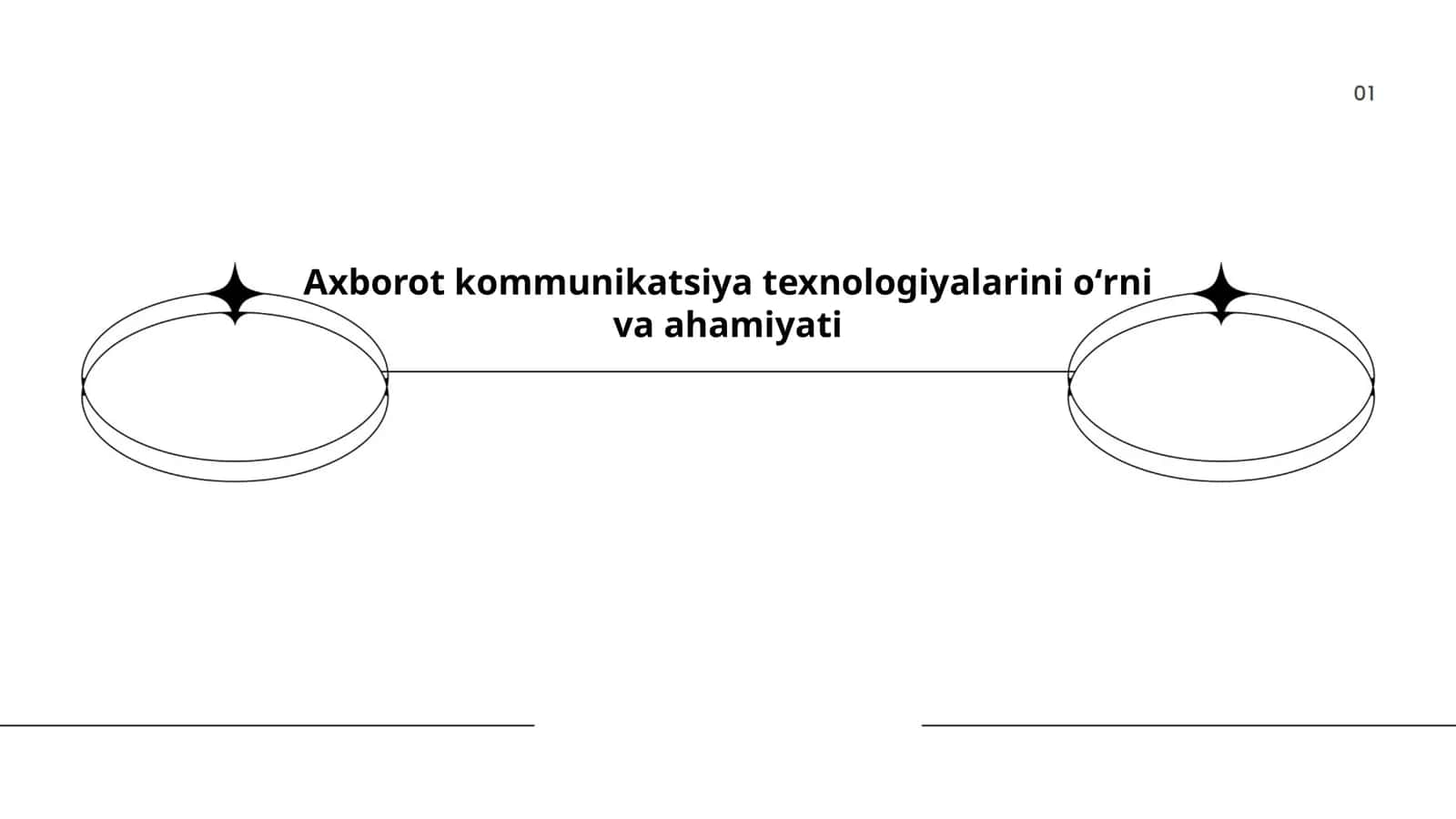 Axborot kommunikatsiya texnologiyalarini oʻrni va ahamiyati