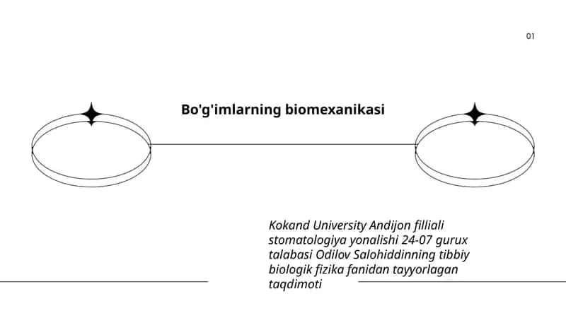 Bo'g'imlarning biomexanikasi