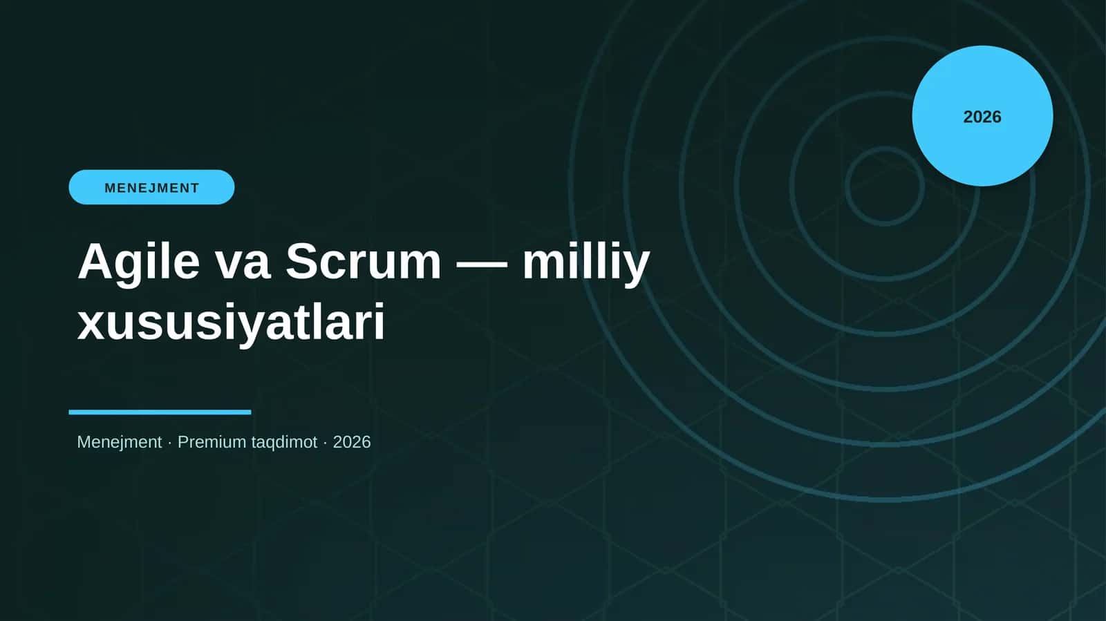 Agile va Scrum — milliy xususiyatlari