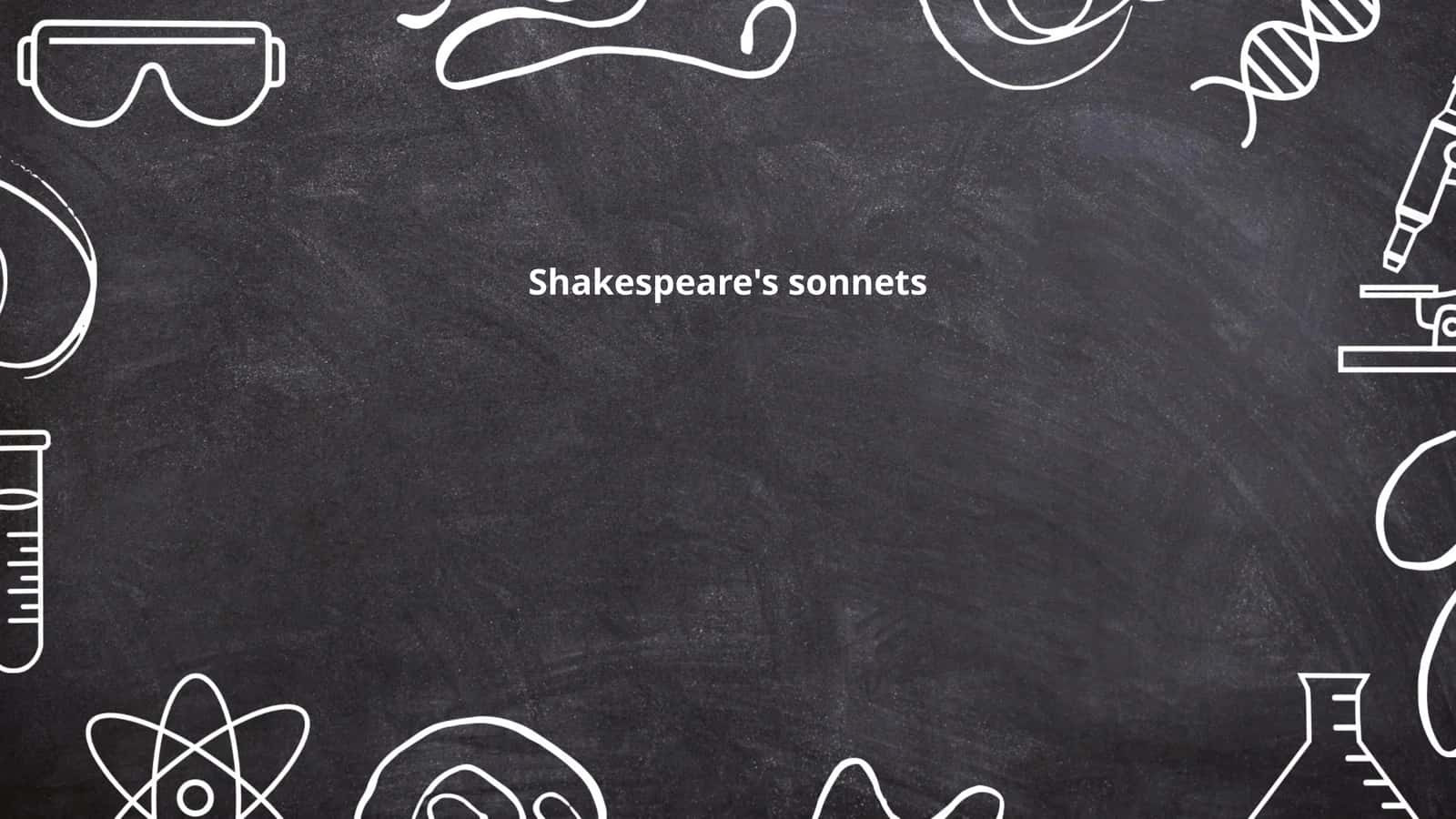 Shakespeare's sonnets