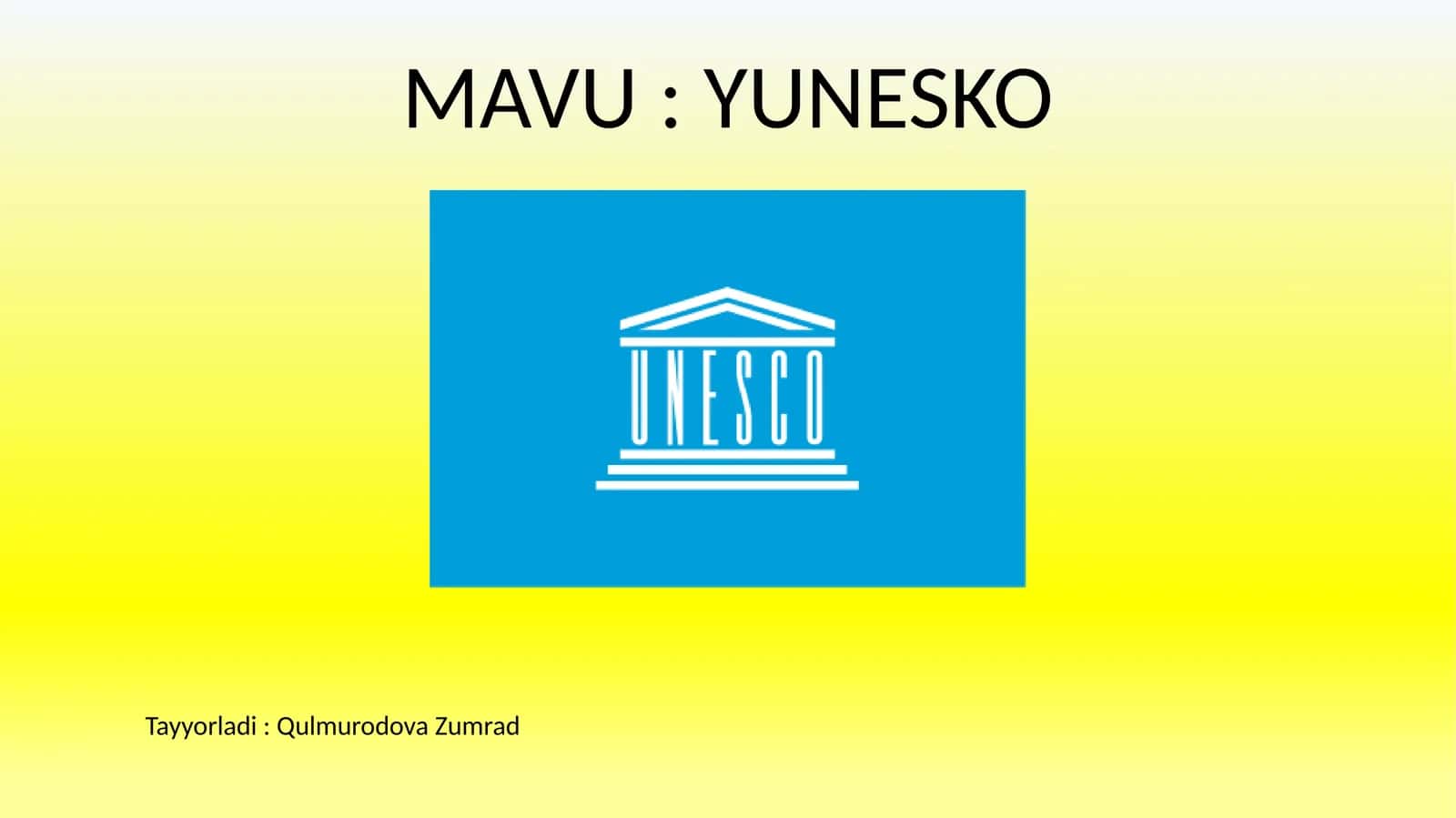 YUNESKO