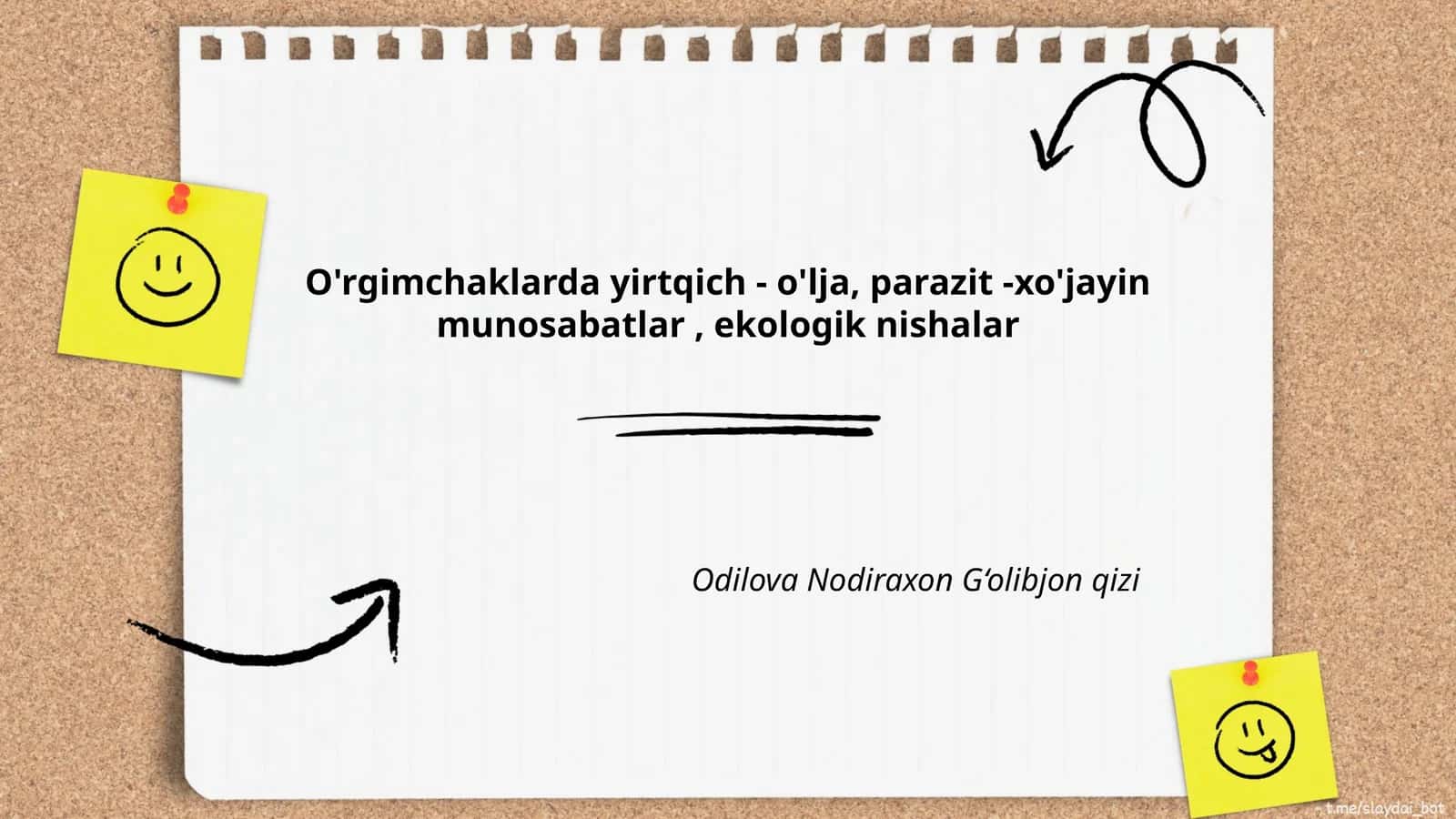 O'rgimchaklarda yirtqich - o'lja, parazit -xo'jayin munosabatlar, ekologik nishalar