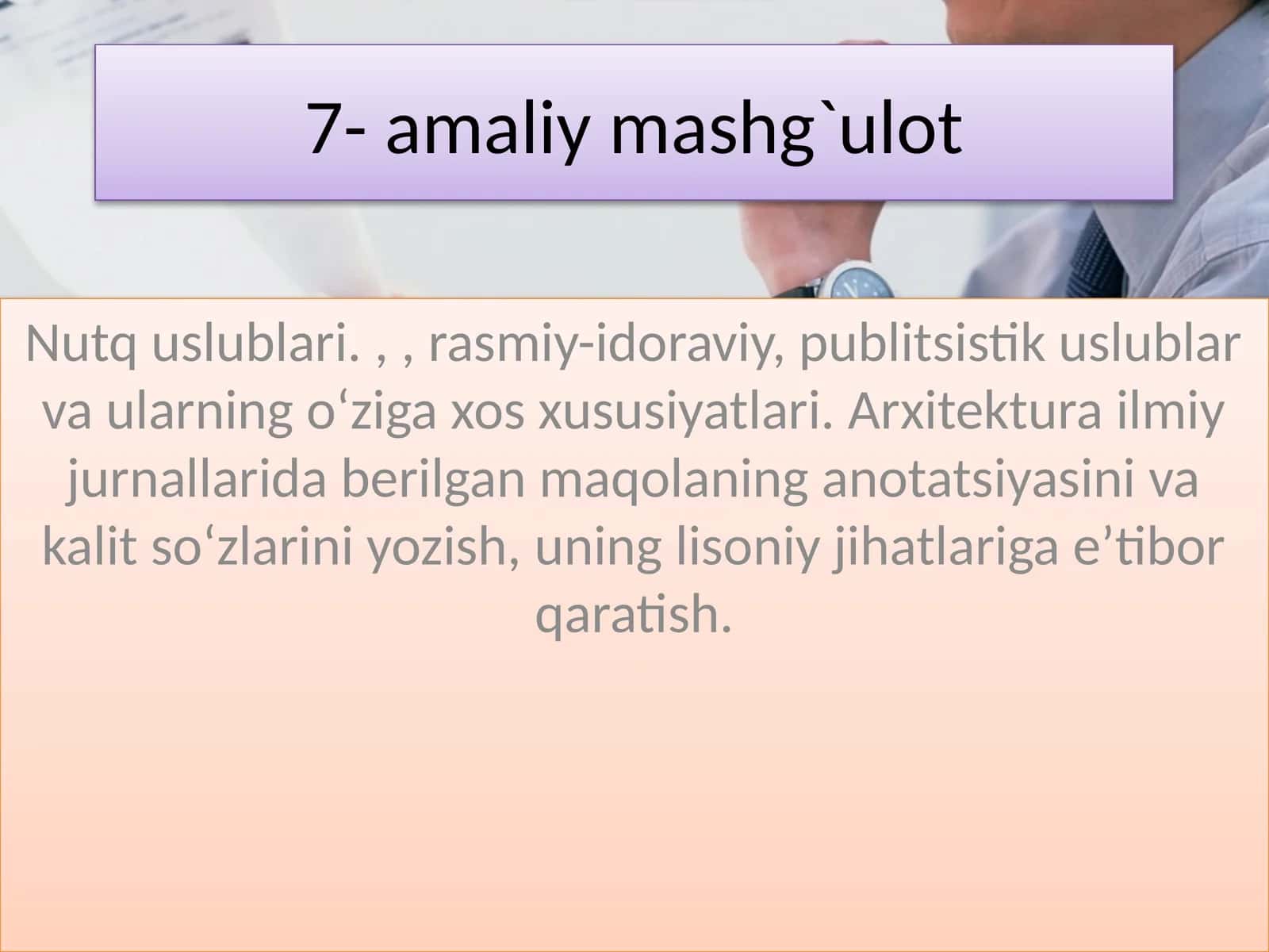 Nutq uslublari