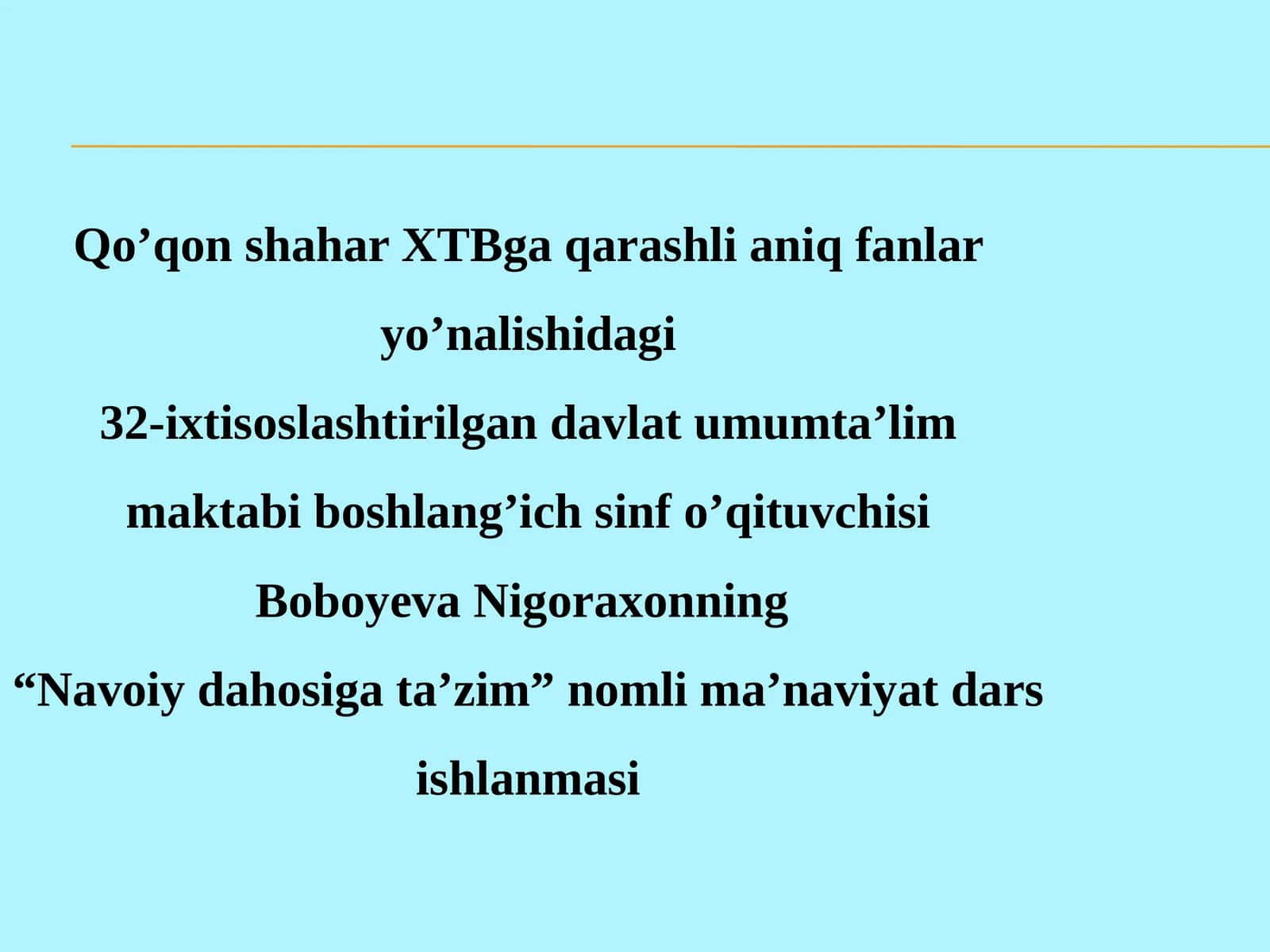 Navoiydahosigata’zim