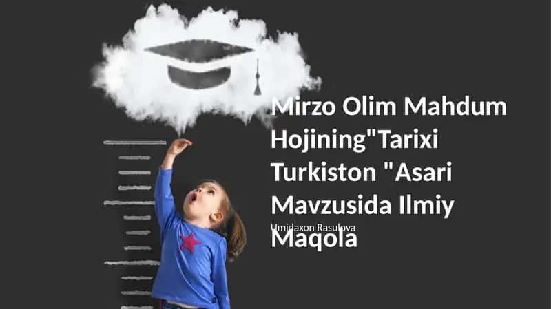 "Tarixi Turkiston" Asari Mavzusida Ilmiy Maqola