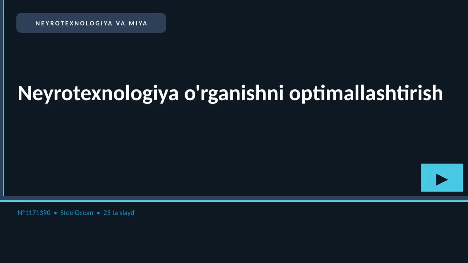 NEYROTEXNOLOGIYA VA MIYA