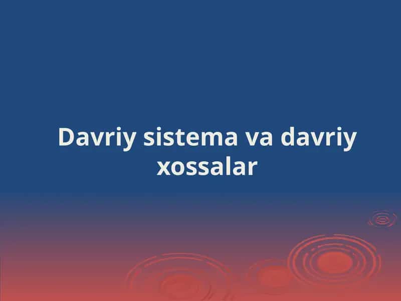 Elementlar va ularning birikmalari