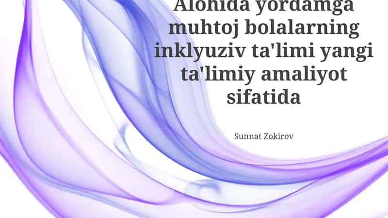 Inklyuziv ta'lim